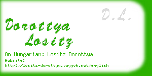 dorottya lositz business card